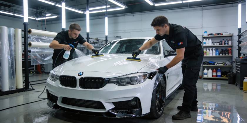 Винил против полиуретана на BMW: честное сравнение защиты, ресурса и цены