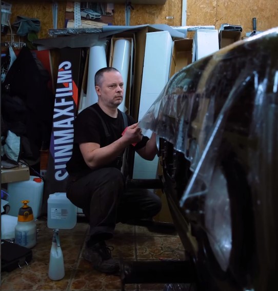 Полиуретановая пленка КППФ 25 на русской Ниве _2