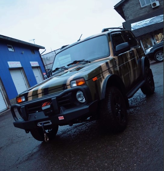 Полиуретановая пленка КППФ 25 на русской Ниве_5